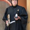 Hajo Laaß als Martin Luther mit Wein