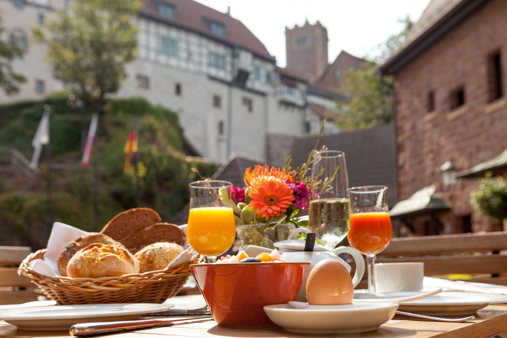 Essen Und Trinken Auf Der Wartburg In Eisenach