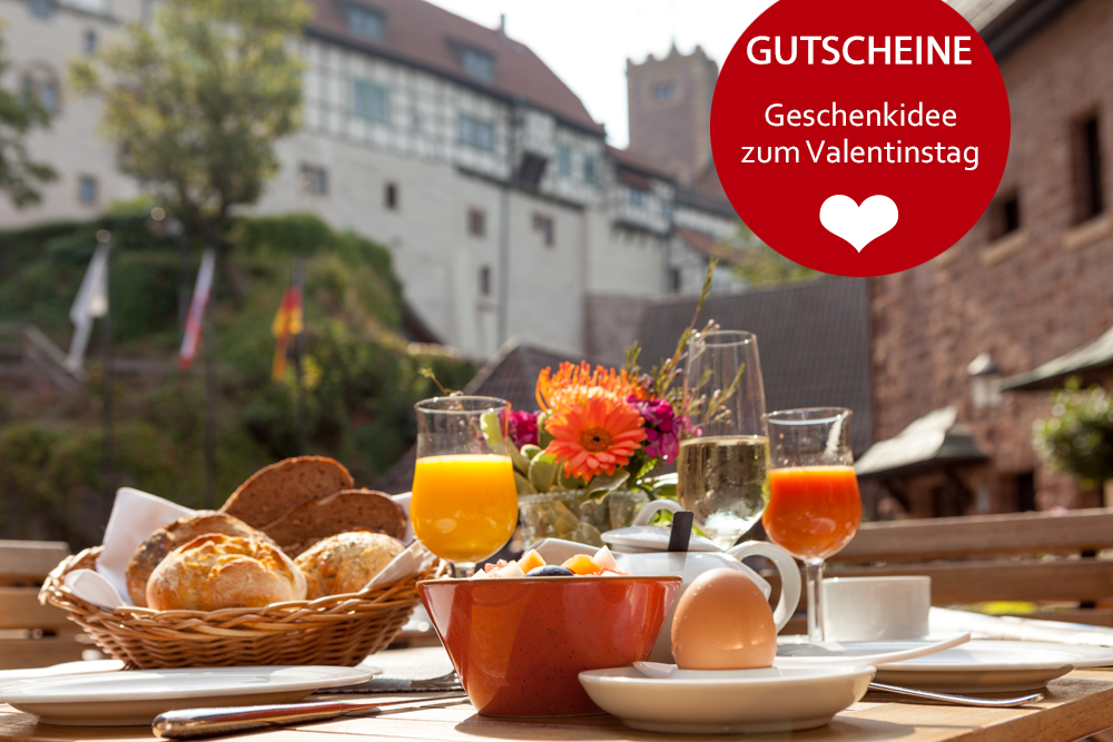 Angebote zum Valentinstag im Wartburghotel in Eisenach